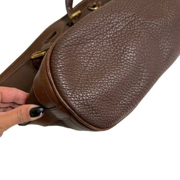 Rare Dooney & Bourke VTG Kelly Brown All Weather Small Bucket Bag. - Picture 8 of 11